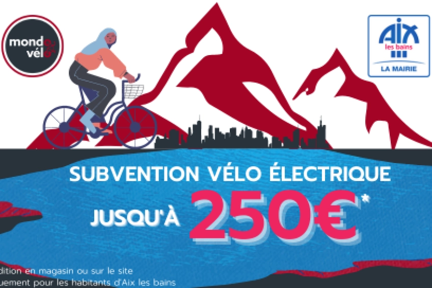 Bénéficiez jusqu'à 250€ d'aide pour acheter votre vélo électrique
