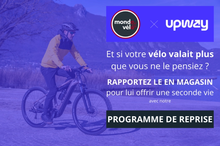 Reprise - Rachat vélo électriques Mondovélo x Upway