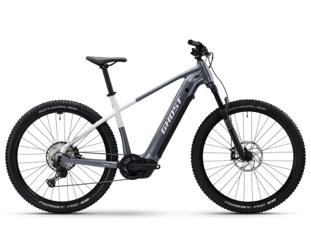 VTT électrique semi rigide Unisexe E-TERU PRO Gris/Blanc
