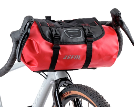 Sacoche de guidon étanche Z ADVENTURE F10 Rouge/Noir