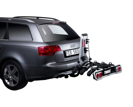 Porte-vélo sur attelage EURORIDE 3 VÉLOS Noir/Aluminium