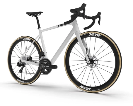 Vélo de route Unisexe L'ENDURANCE 105 DI2 Blanc Nacré