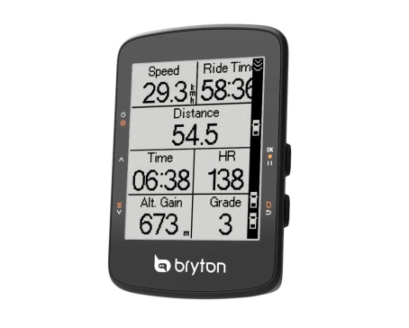 Compteur GPS de vélo RIDER 460 D Noir