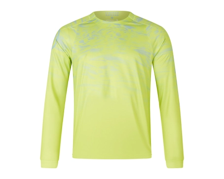 T-shirt manches longues Homme MARBLE LIMITED EDITION PRINT Vert Citron