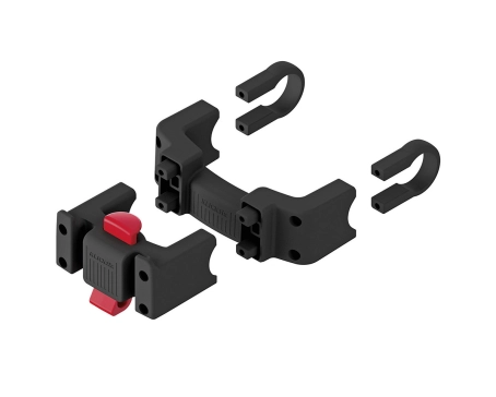 Écarteur de fixation de panier au guidon 100 mm Noir