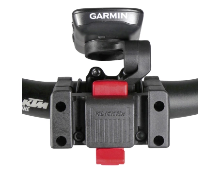 Support de GPS Garmin combinable avec support de panier au guidon Noir