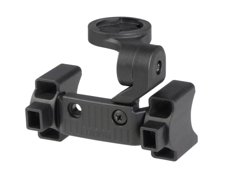 Support de GPS Garmin combinable avec support de panier au guidon Noir