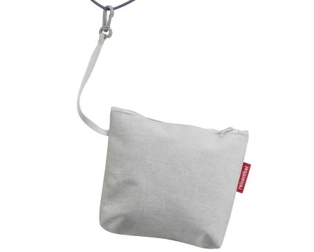 Panier avant BIKEBASKET Gris/Rose Twist