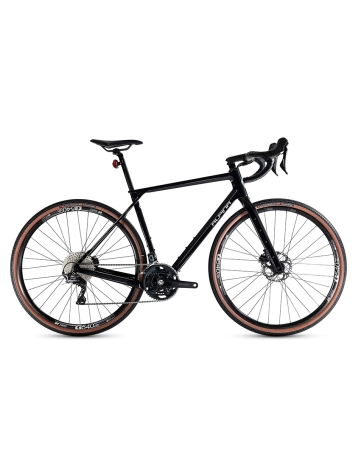 Vélo Gravel Unisexe G-WILD ALPINA CARBON Noir