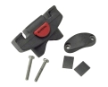 Fixation de panier avant/sacoche de selle CADDY Noir/Rouge - Image 3/6