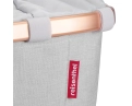 Panier avant BIKEBASKET Gris/Rose Twist - Image 2/4