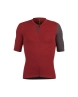 Maillot manches courtes Homme ESSENTIAL Rouge Grenat/Carbone - Image 1/2