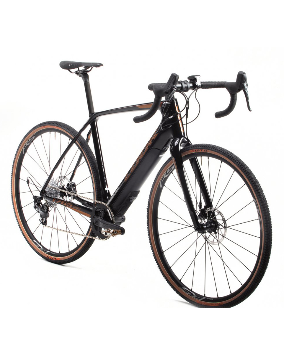 Vélo gravel électrique Unisexe E-765 GRAVEL SRAM FORCE 1X11 Noir/Bronze