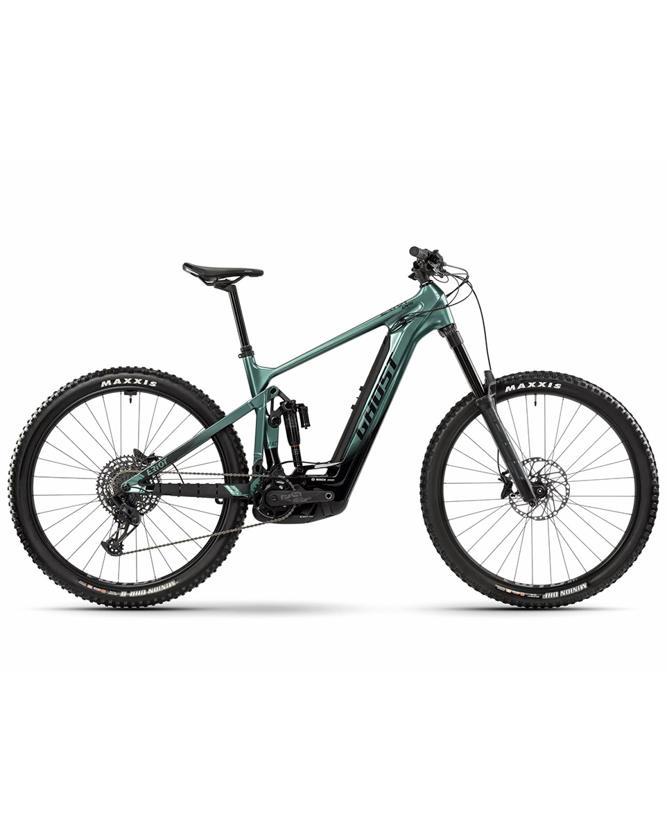 VTT électrique tout suspendu Unisexe E-RIOT AM PRO Turquoise/Noir