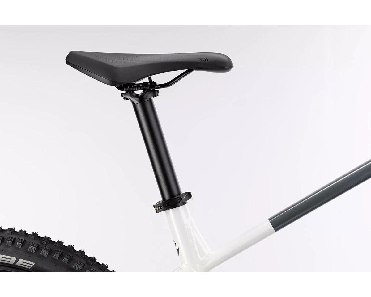 VTT électrique semi rigide Unisexe E-TERU PRO Gris/Blanc