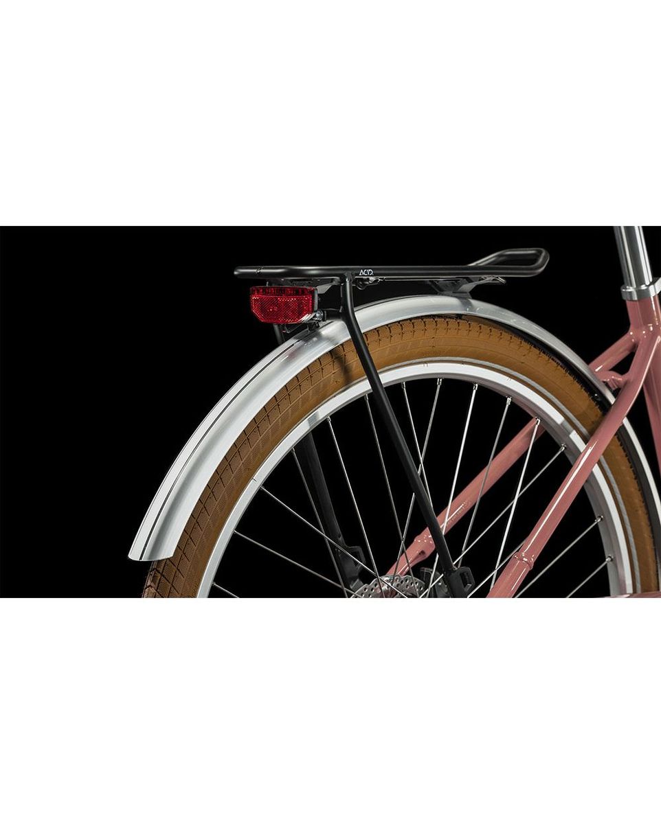 Vélo électrique urbain Femme ELLA CRUISE HYBRID 500 Rose