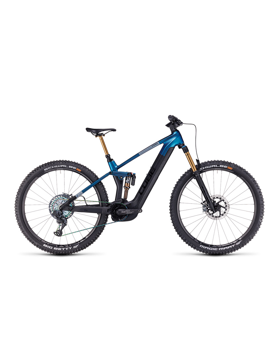 VTT électrique tout suspendu STEREO HYBRID 140 HPC SLT 750 Bleu