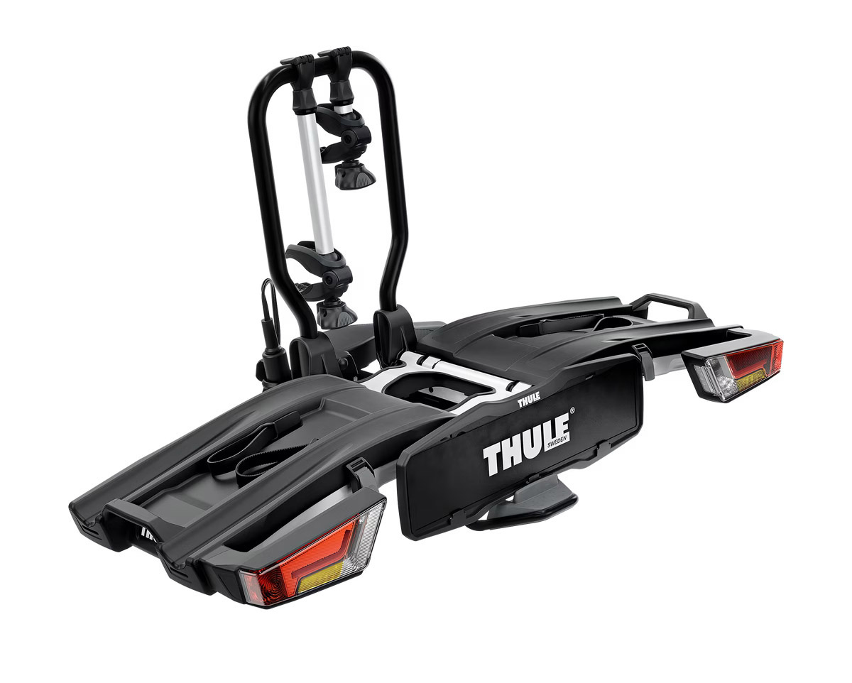 Porte-vélo sur attelage EASYFOLD XT 2 VÉLOS Aluminium/Noir