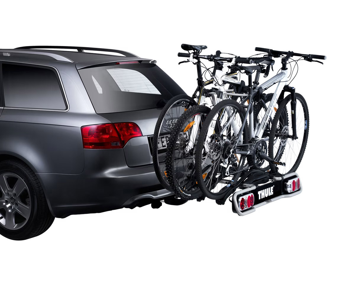 Porte-vélo sur attelage EURORIDE 3 VÉLOS Noir/Aluminium