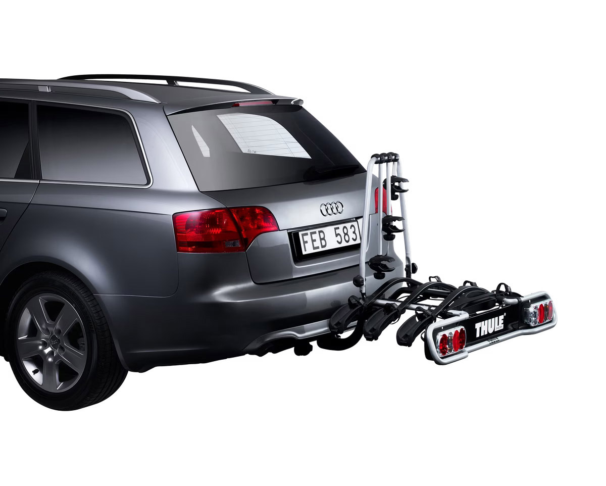 Porte-vélo sur attelage EURORIDE 3 VÉLOS Noir/Aluminium