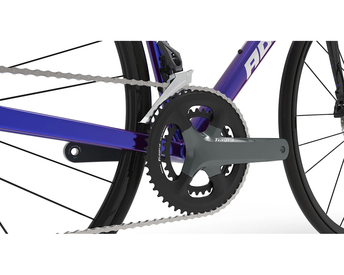Vélo de route Unisexe L'ASPHALTE TIAGRA Caméléon Bleu