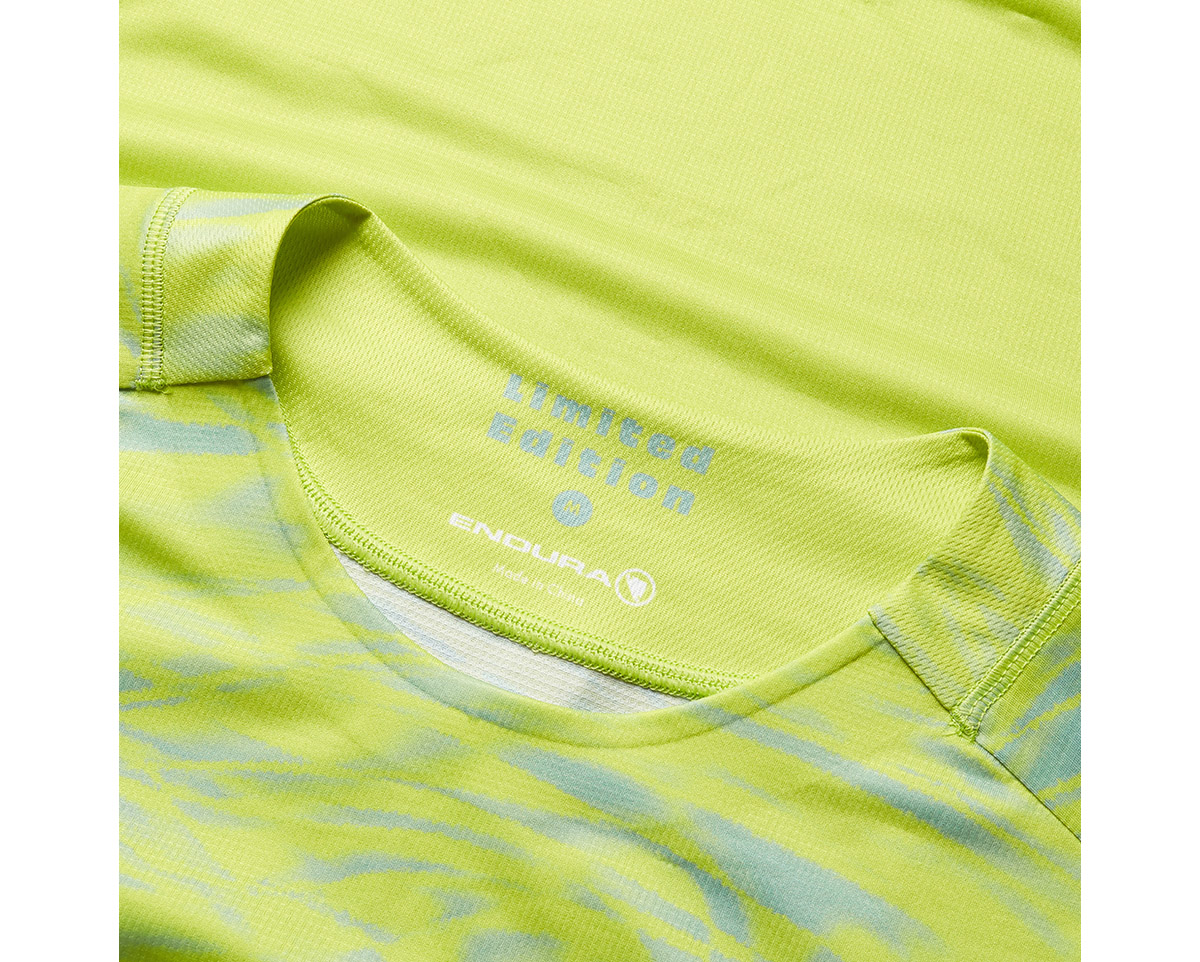 T-shirt manches longues Homme MARBLE LIMITED EDITION PRINT Vert Citron