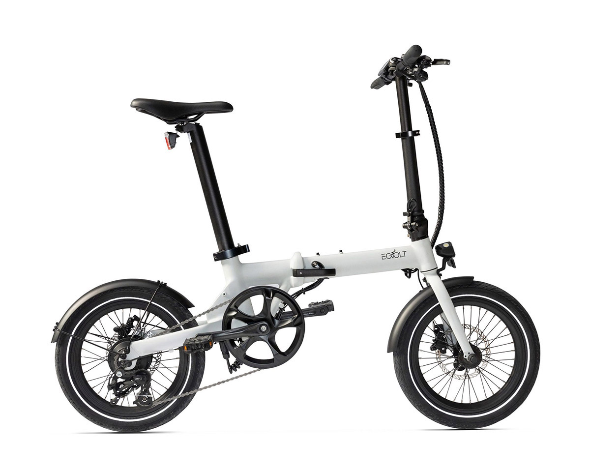 Vélo électrique urbain pliant Unisexe MORNING V3 Gris Lune
