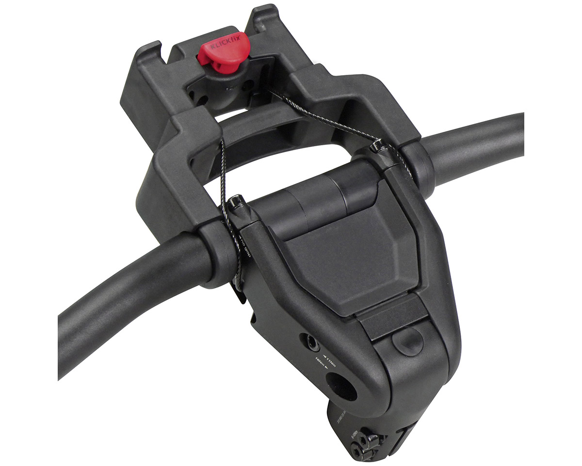 Écarteur de fixation de panier au guidon 100 mm Noir