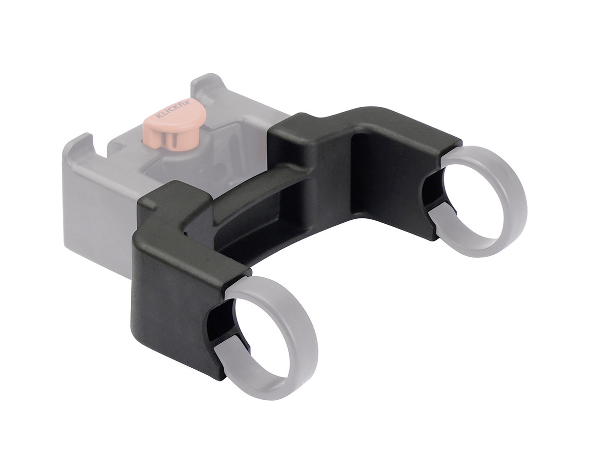 Écarteur de fixation de panier au guidon 100 mm Noir
