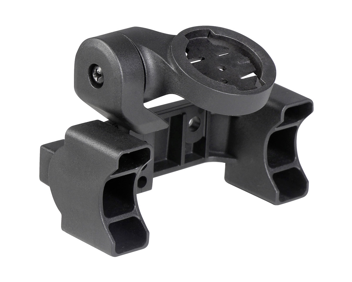 Support de GPS Garmin combinable avec support de panier au guidon Noir