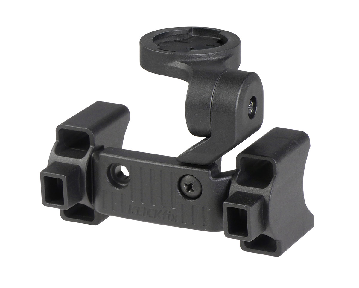 Support de GPS Garmin combinable avec support de panier au guidon Noir