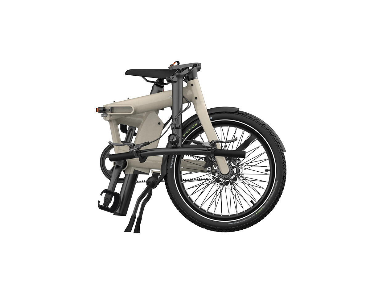 Vélo électrique urbain pliant Unisexe AFTERNOON PRO Taupe
